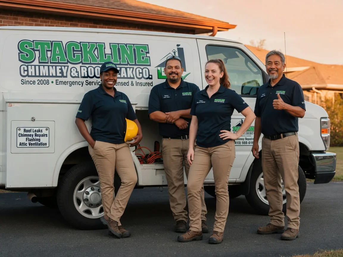 Chimney flashing repair company in Alvada, OH